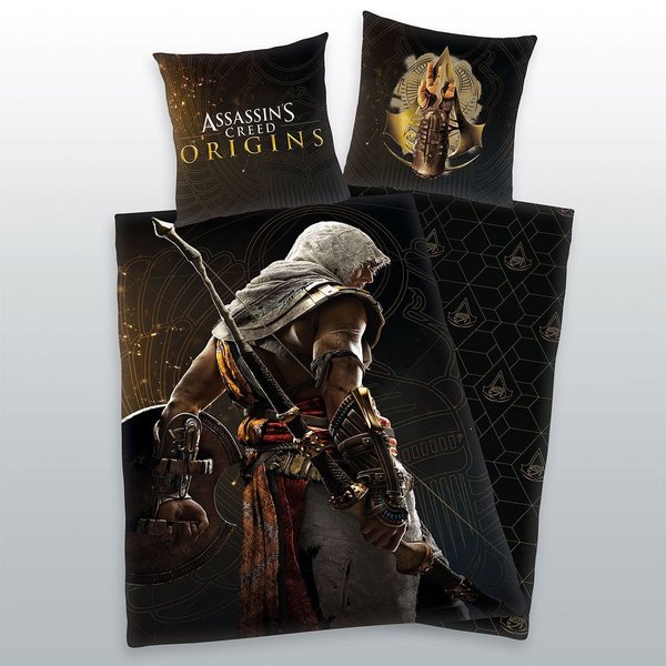 Assassin's Creed Origins Bettwäsche 135 x 200 cm  80 x 80 cm