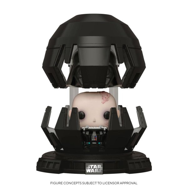 Star Wars POP! Deluxe Movies Vinyl Figur Darth Vader in Meditation Chamber 9 cm