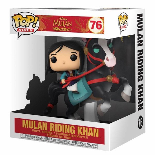 Mulan POP! Rides Vinyl Figur Mulan on Khan 18 cm