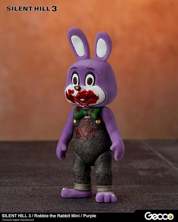 Silent Hill 3 Mini Actionfigur Robbie the Rabbit Purple Version 10 cm