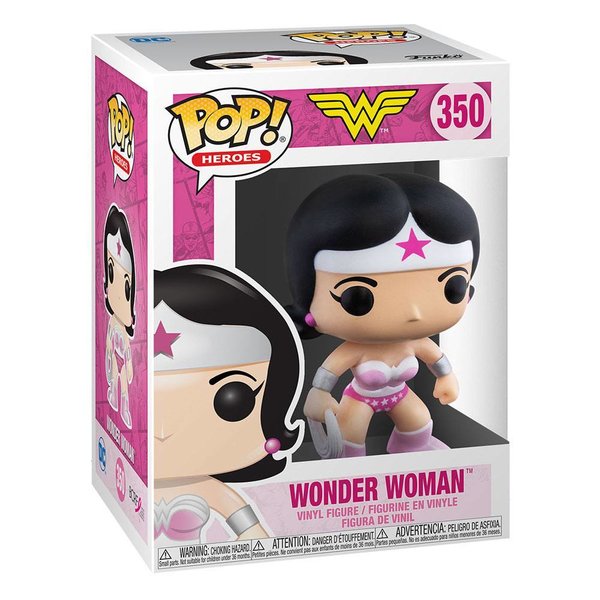 DC Comics POP! Heroes Vinyl Figur BC Awareness - Wonder Woman 9 cm