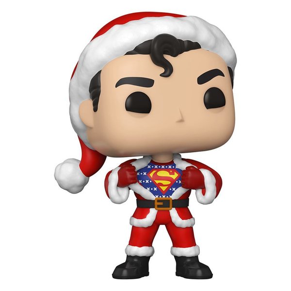 DC Comics POP! Heroes Vinyl Figur DC Holiday: Superman in Holiday Sweater 9 cm