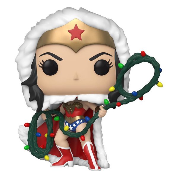 DC Comics POP! Heroes Vinyl Figur DC Holiday: Wonder Woman with String Light Lasso 9 cm