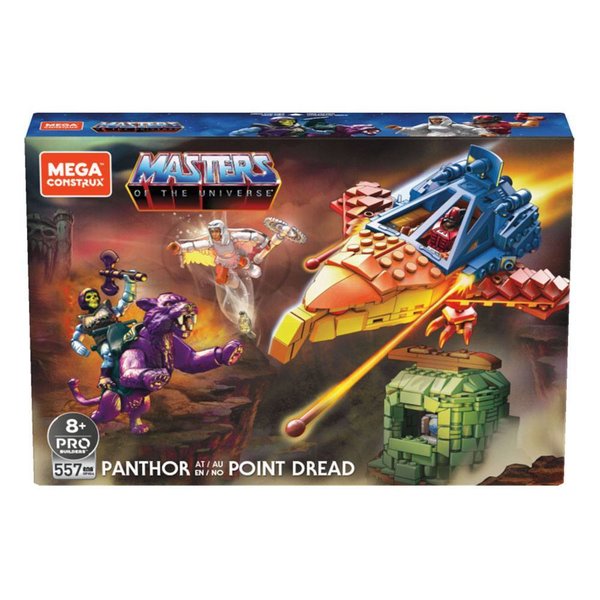 Masters of the Universe Mega Construx Probuilders Bauset Panthor at Point Dread