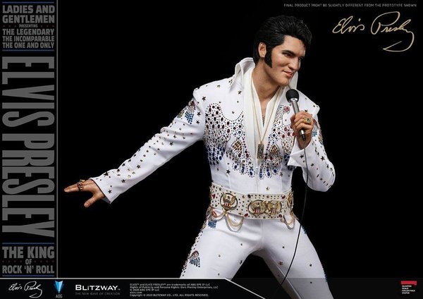 Elvis Presley Superb Scale Hybrid Statue 1/4 Elvis Aaron Presley 52 cm