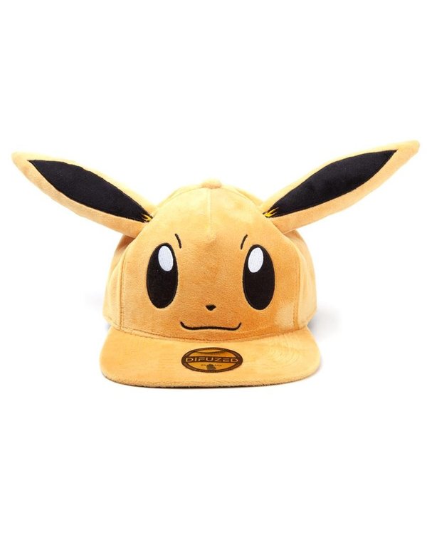Pokemon Evoli Plüsch Snapback Cap
