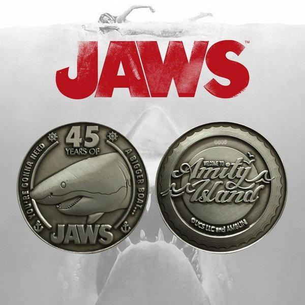 Der weiße Hai Sammelmünze 45th Anniversary Limited Edition