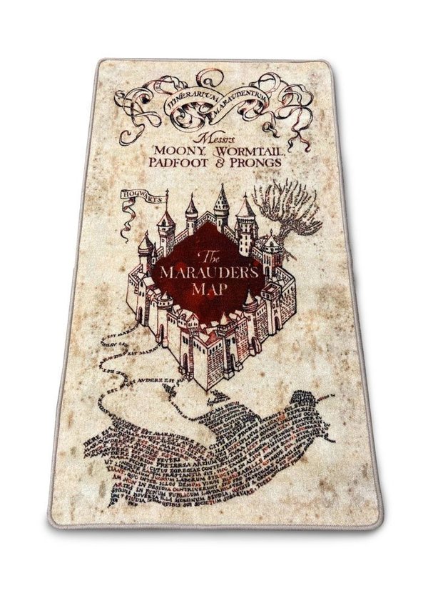 Harry Potter Teppich Marauders Map 76 x 133 cm