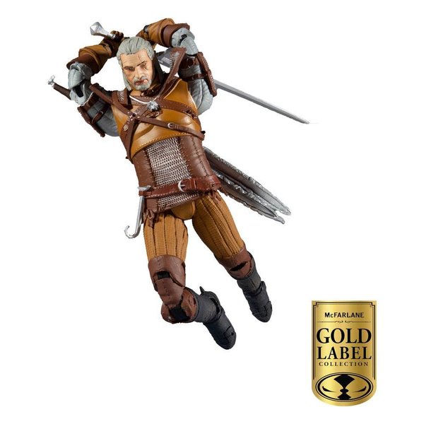 The Witcher Actionfigur Geralt of Rivia Gold Label Series 18 cm