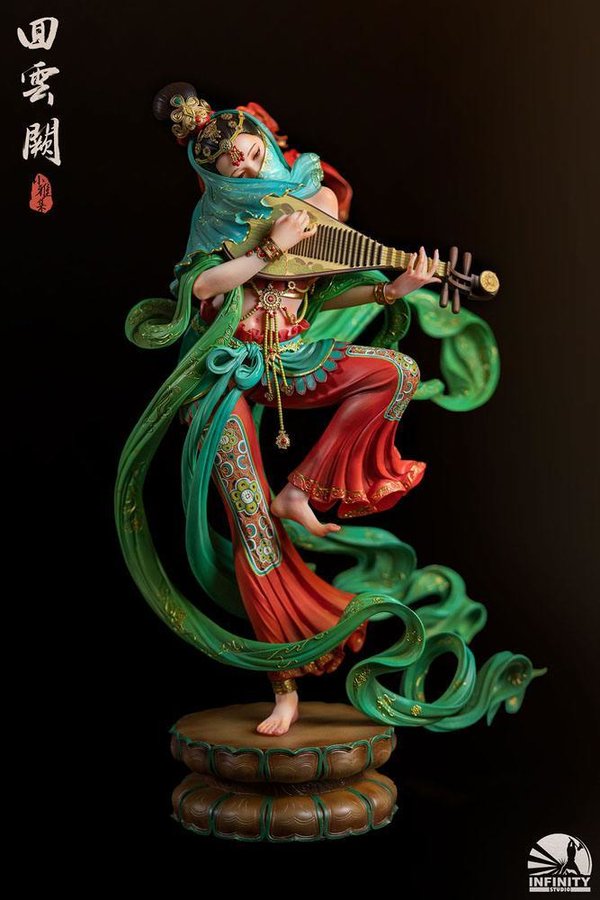 Infinity Studio Elegance Beauty Series Statue Dancer of Cloud Palace 35 cm