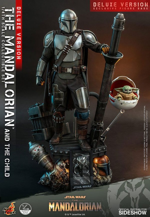 Star Wars The Mandalorian Actionfiguren Doppelpack 1/4 The Mandalorian & The Child Deluxe 46 cm
