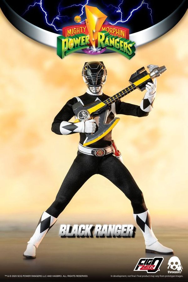 Mighty Morphin Power Rangers FigZero Actionfigur 1/6 Black Ranger 30 cm