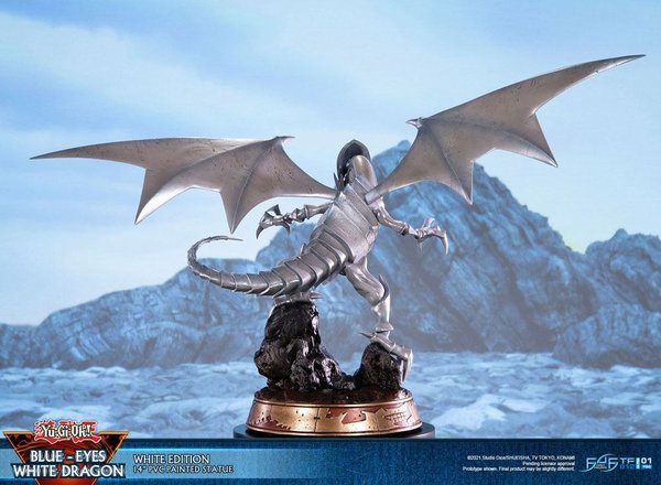 Yu-Gi-Oh! PVC Statue Blue-Eyes White Dragon White Edition 35 cm
