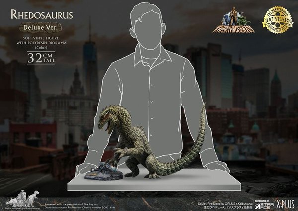 Panik in New York Soft Vinyl Statue Ray Harryhausens Rhedosaurus Color Deluxe Ver. 32 cm