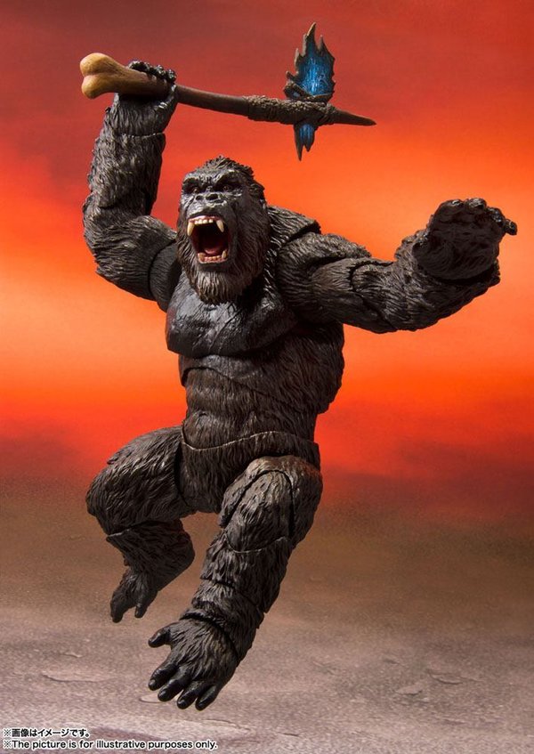 Godzilla vs. Kong 2021 S.H. MonsterArts Actionfigur Kong 15 cm