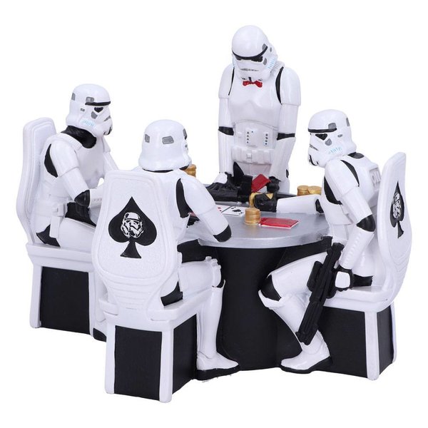 Star Wars Diorama Stormtrooper Poker Face 18 cm