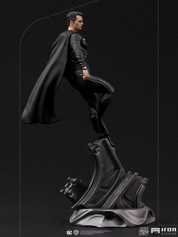 Zack Snyder's Justice League Art Scale Statue 110 Superman Black Suit 30 cm