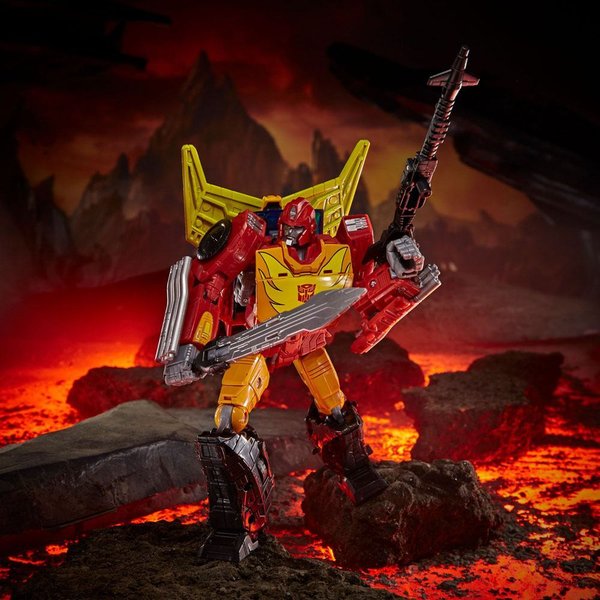 Transformers Generations War for Cybertron Kingdom Commander Class Actionfigur 2021 Rodimus Prime