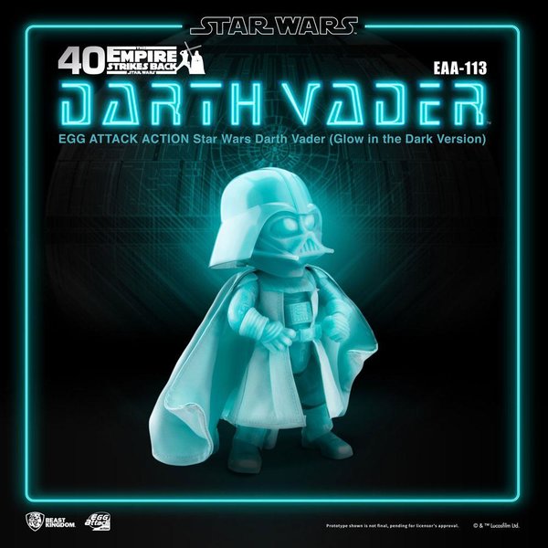 Star Wars Egg Attack Actionfigur Darth Vader Glow In The Dark Ver. 16 cm
