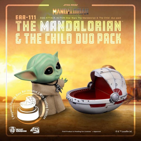Star Wars The Mandalorian Egg Attack Action Actionfiguren The Mandalorian & The Child 7 - 17 cm