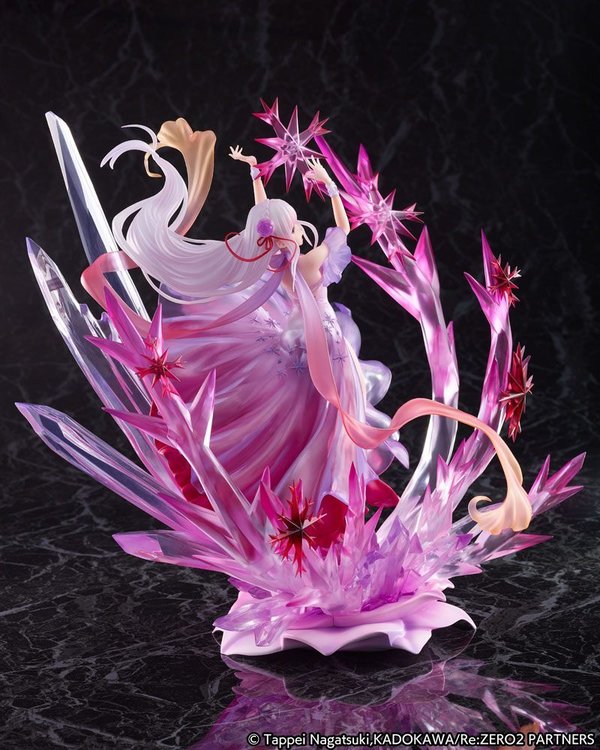 Re Zero Starting Life in Another World Statue 17 Emilia Crystal Dress Ver. 35 cm