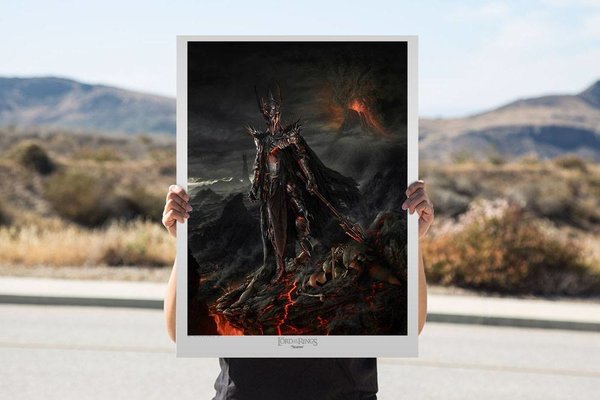 Herr der Ringe Kunstdruck Sauron Variant 46 x 61 cm
