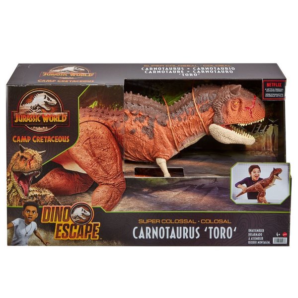 Jurassic World Neue Abenteuer Actionfigur Super Colossal Carnotaurus Toro 41 cm