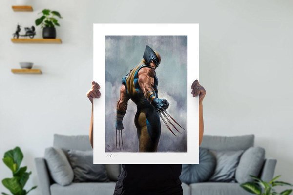 X-Men Kunstdruck Wolverine 46 x 61 cm - ungerahmt
