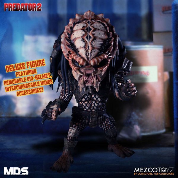 Predator 2 Mezco Designer Series Actionfigur Deluxe City Hunter 15 cm