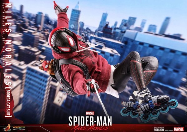 Spider-Man Miles Morales Videogame Masterpiece Actionfigur 1/6 Miles Morales Bodega Cat Suit 29 cm