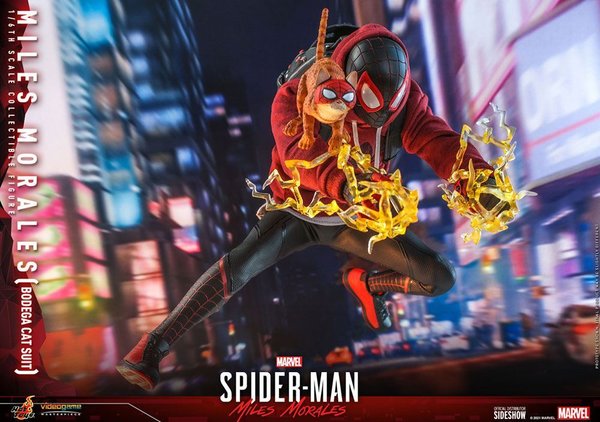 Spider-Man Miles Morales Videogame Masterpiece Actionfigur 1/6 Miles Morales Bodega Cat Suit 29 cm