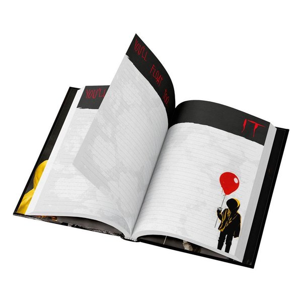 Stephen Kings Es Notizbuch mit Leuchtfunktion Balloon