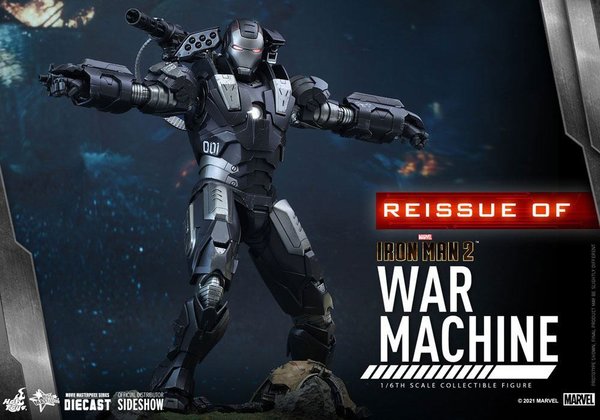 Iron Man 2 Movie Masterpiece Actionfigur 1/6 War Machine 32 cm