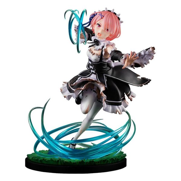ReZERO -Starting Life in Another World- PVC Statue 1/7 Ram Battle with Roswaal Ver. 24 cm