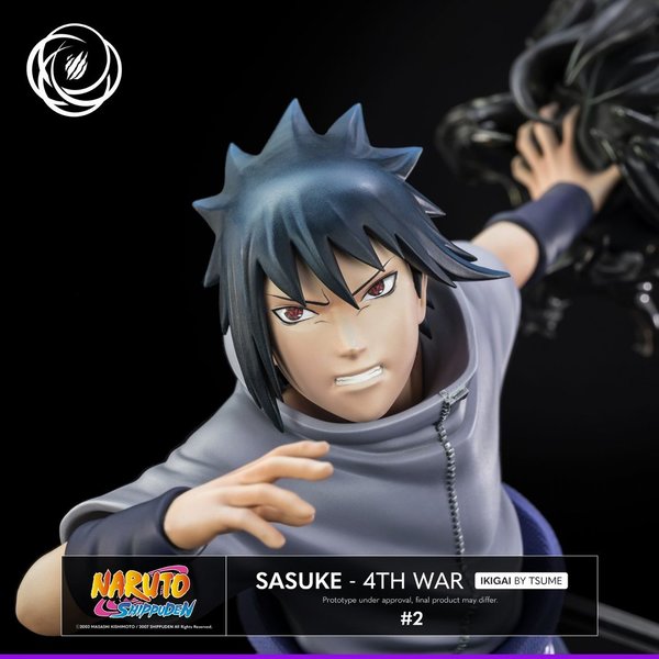 Sasuke Uchiha Ikigai 4th War Tsume Art Naruto Shippuden Limited Edition