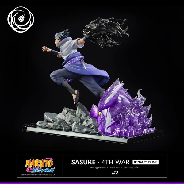 Sasuke Uchiha Ikigai 4th War Tsume Art Naruto Shippuden Limited Edition