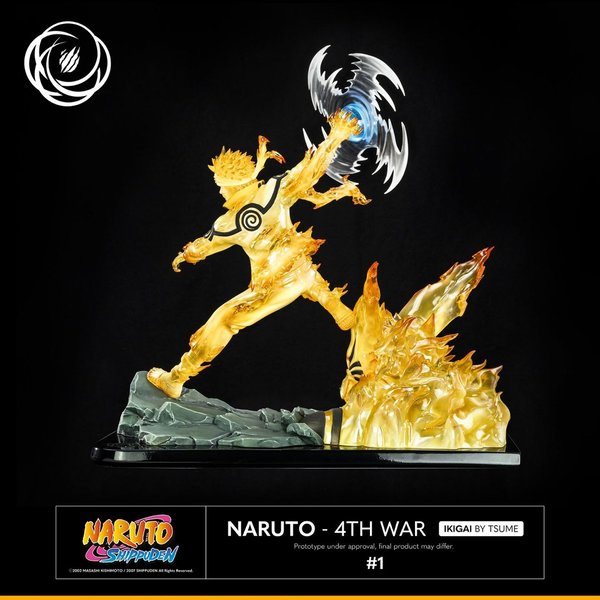 Naruto Uzumaki Ikigai 4th War Tsume Art Naruto Shippuden Limited Edition