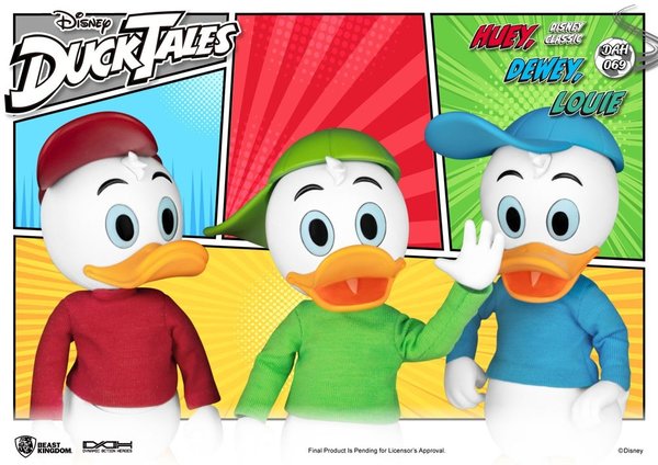 DuckTales Dynamic 8ction Heroes Actionfiguren 3er-Pack Huey, Dewey & Louie 10 cm