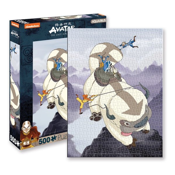Avatar Der Herr der Elemente Puzzle Appa and Gang (500 Teile)