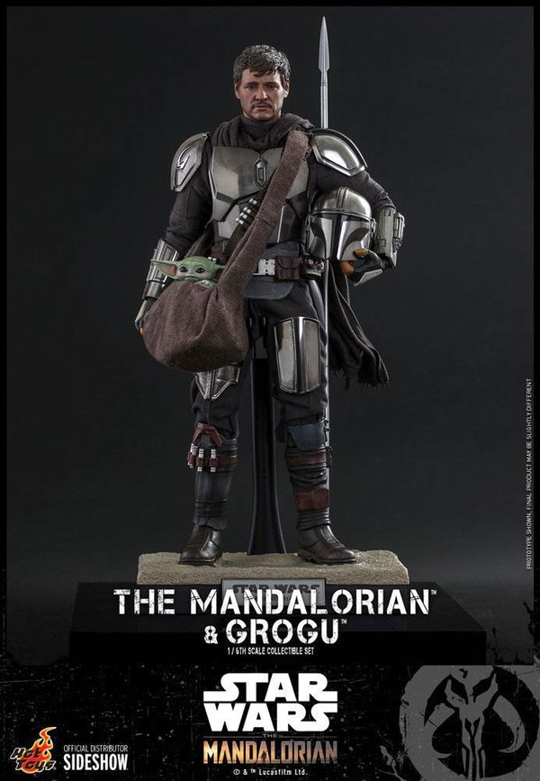 Star Wars The Mandalorian Actionfiguren Doppelpack 1/6 The Mandalorian & Grogu 30 cm