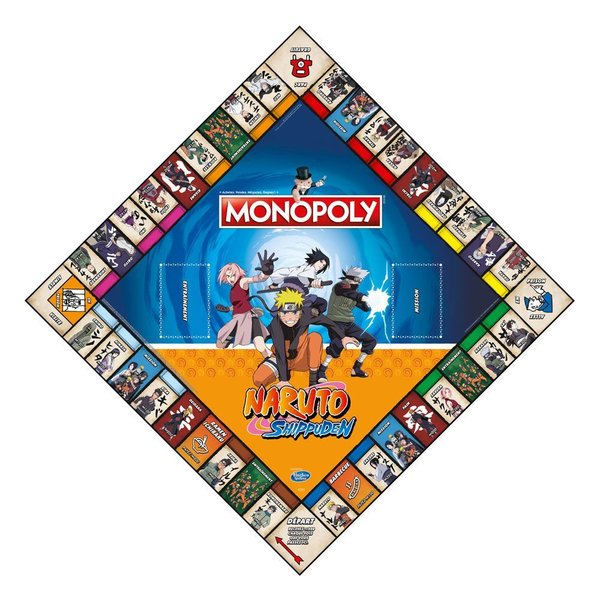 Naruto Brettspiel Monopoly Französische Version