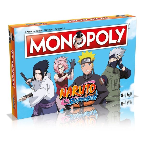Naruto Brettspiel Monopoly Französische Version