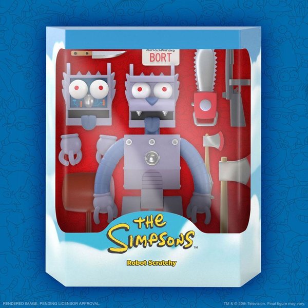 Die Simpsons Ultimates Actionfigur Robot Scratchy 18 cm