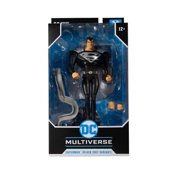 DC Multiverse Actionfigur Superman Black Suit Variant (Superman The Animated Series) 18 cm