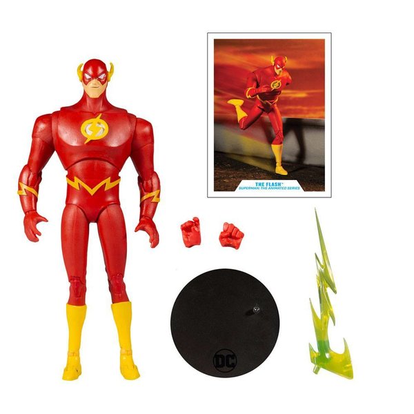 DC Multiverse Actionfigur The Flash (Superman The Animated Series) 18 cm