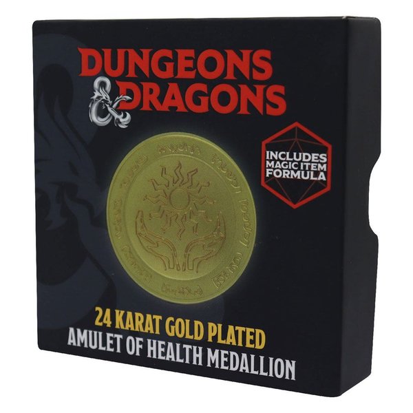 Dungeons & Dragons Medaille Amulet Of Health Limited Edition (vergoldet)