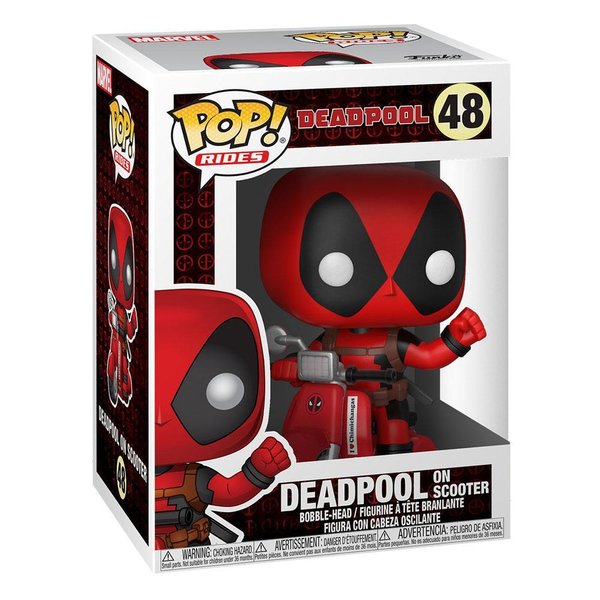 Deadpool POP! Rides Vinyl Figur Deadpool & Scooter 9 cm
