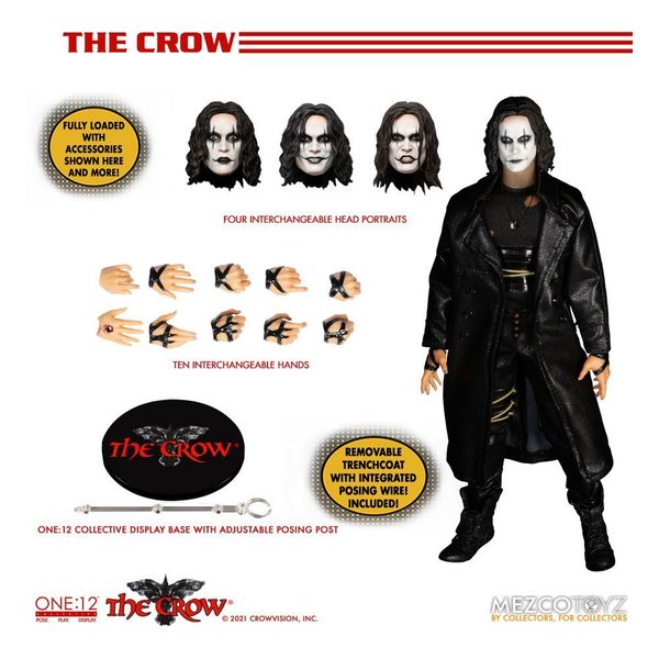 The Crow Actionfigur 1/12 Eric Draven 17 cm