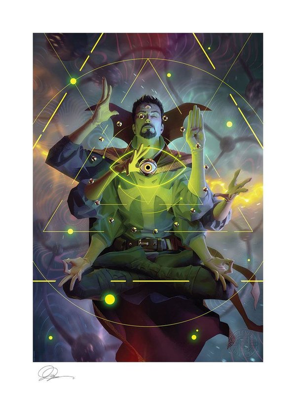 Marvel Kunstdruck Doctor Strange by Alex Garner 46 x 61 cm - ungerahmt