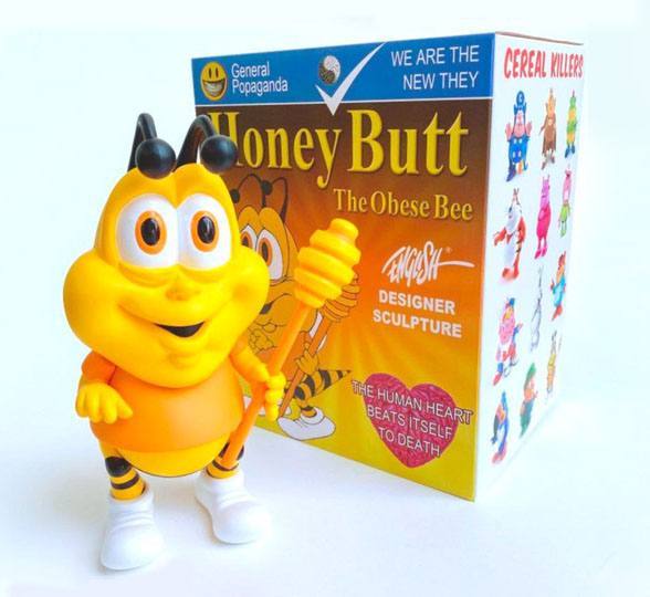 Ron English's Cereal Killers Vinyl Statue Honey Butt the Obese Bee 20 cm